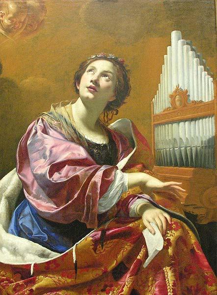 Simon Vouet Saint Cecilia Spain oil painting art